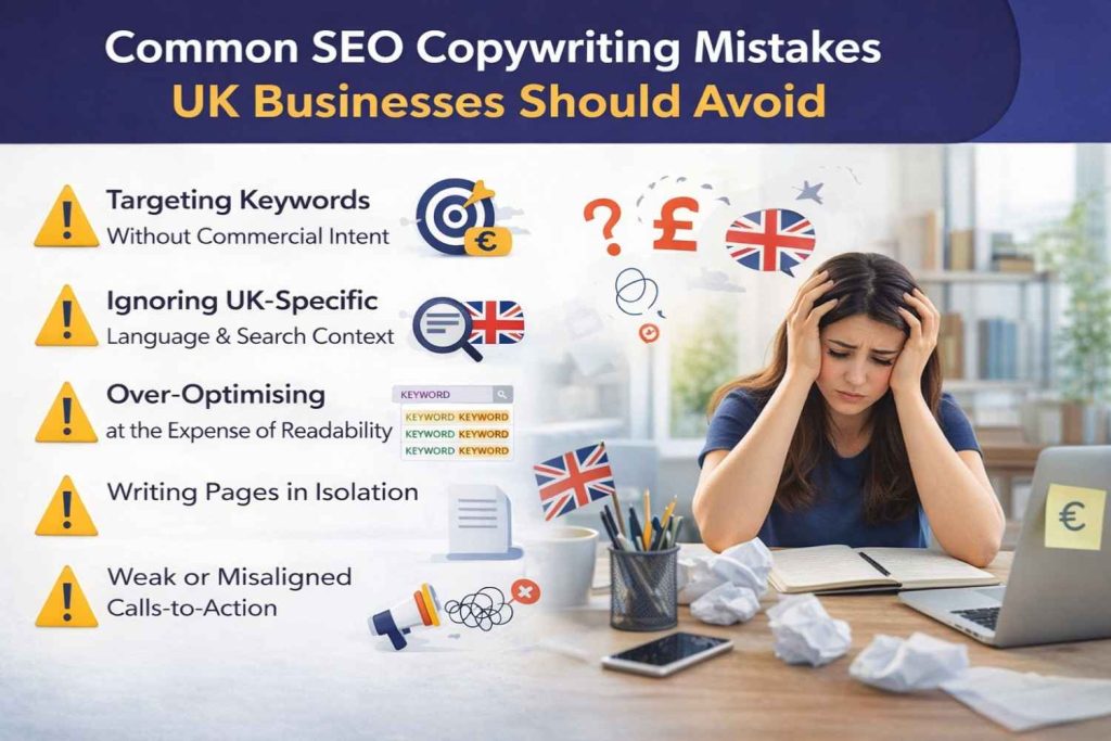 Common SEO Copywriting Mistakes UK Businesses Should Avoid