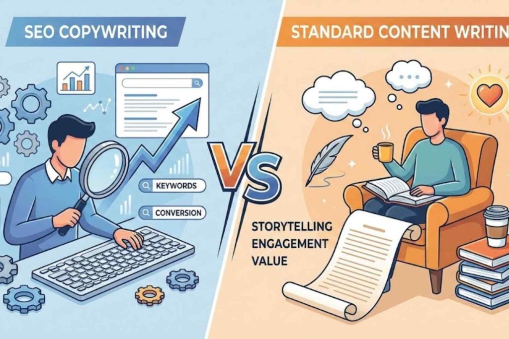 SEO Copywriting vs Standard Content Writing