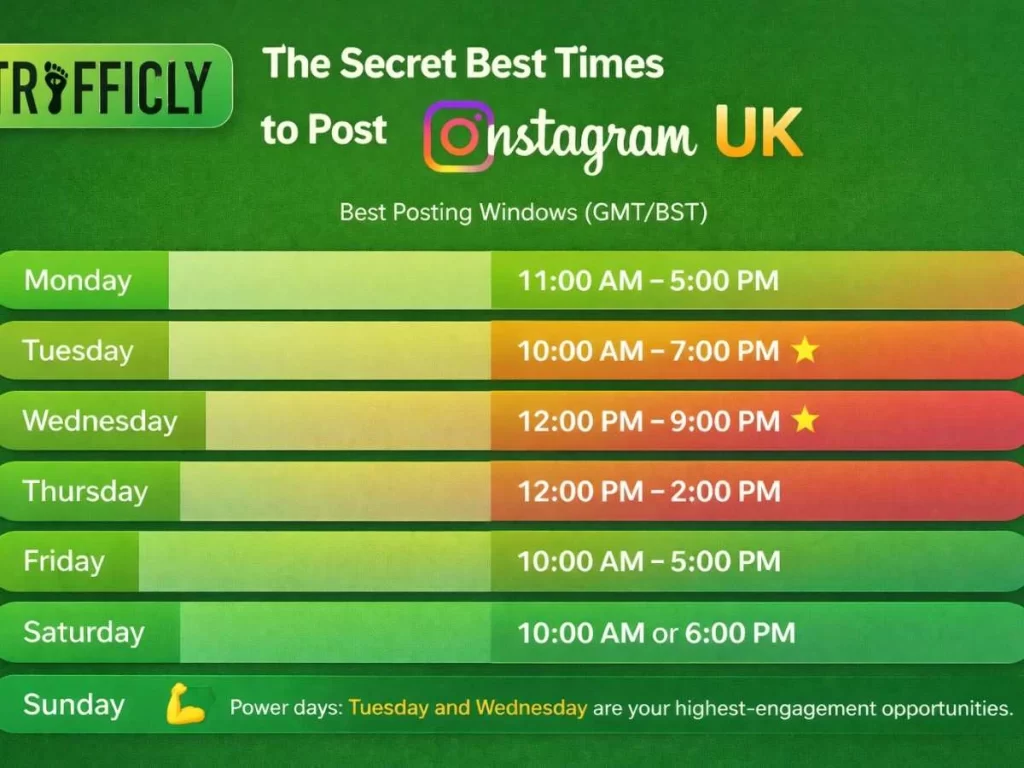Best Times to Post on Instagram UK