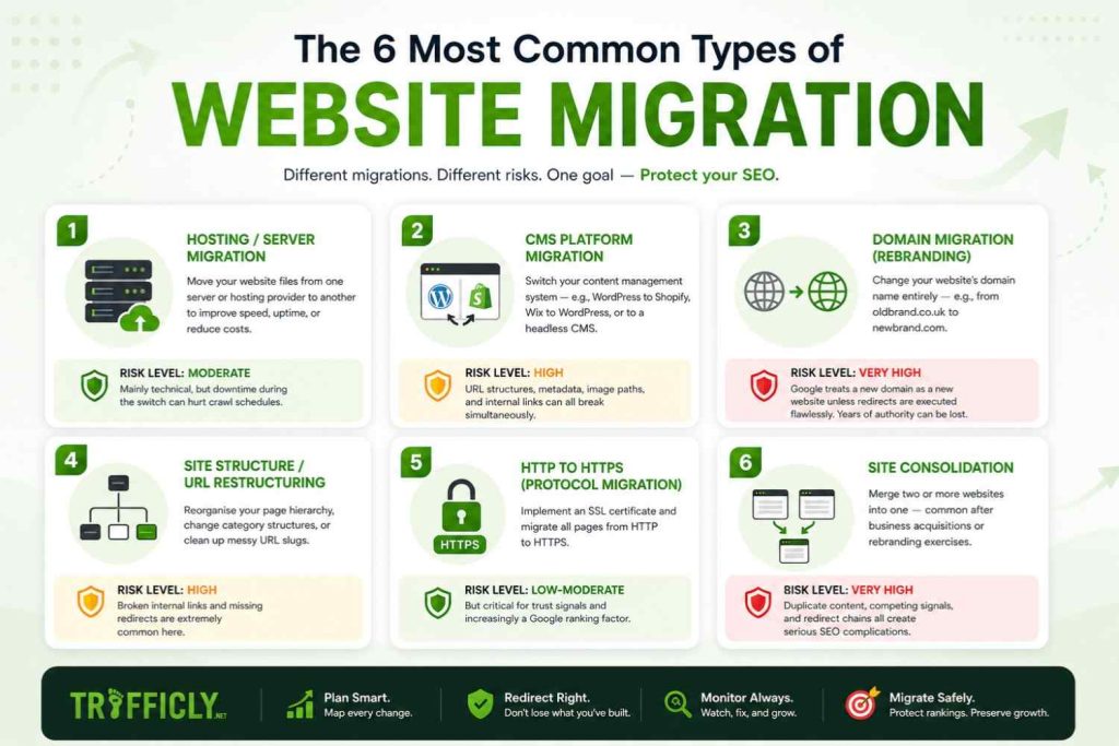 6 Most Common Types of Website Migration