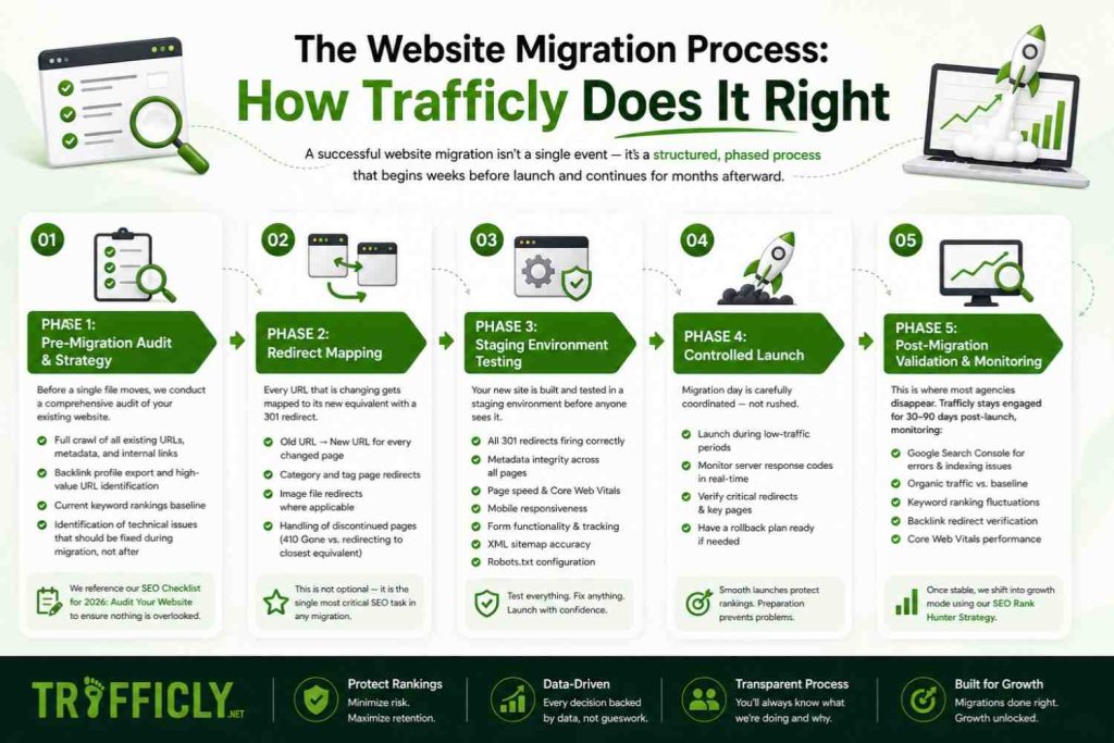 Learn The Website Migration Process with trafficly 